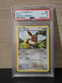 Pokemon Eevee #63/98 | Common | XY - Ancient Origins Psa 4 - Image 1