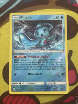 Pokemon Phione 57/236 - SM Cosmic Eclipse - Reverse Holo - Image 1