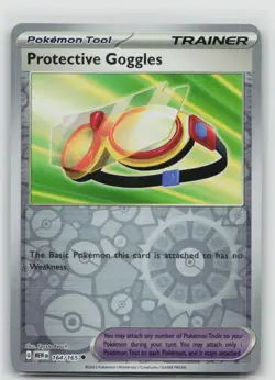 NM Protective Goggles 164/165 Uncommon 151 Pokemon Reverse Holo - Image 1