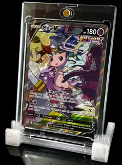 2021 MEW V • 251/264 • FUSION STRIKE - FULL ART • POKEMON SWORD & SHIELD NM HOLO - Image 2