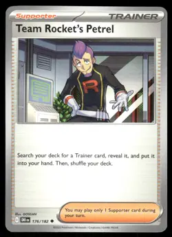 Team Rocket's Petrel 176/182 - Destined Rivals - Uncommon NM - Image 1