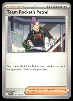 Team Rocket's Petrel 176/182 - Destined Rivals - Uncommon NM - Image 1