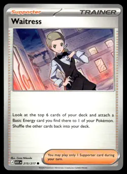 Waitress 215/217 - Ascended Heroes - Common NM - Image 1