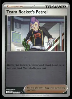 Team Rocket's Petrel 207/217 - Ascended Heroes - Reverse Holo Uncommon NM - Image 1
