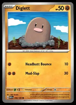 Diglett 050/165 - 151 - Common NM - Image 1