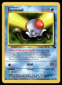 Tentacool 56/62 - Fossil - Unlimited Common MP - Image 1