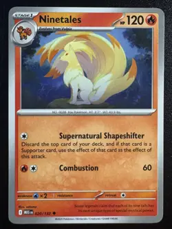 Ninetales 020/132 Uncommon Mega Evolution Pokemon Near Mint - Image 1
