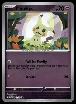 Mimikyu 042/094 - Phantasmal Flames - Reverse Holo Common NM - Image 1