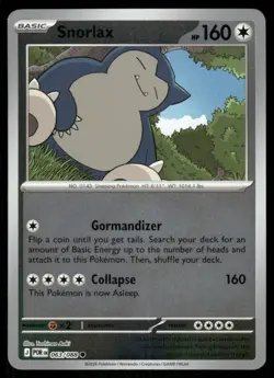 Snorlax 063/088 - Perfect Order - Reverse Holo Common NM - Image 1