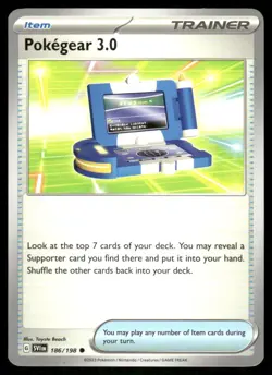 Pokegear 3.0 186/198 - Scarlet & Violet - Common NM - Image 1