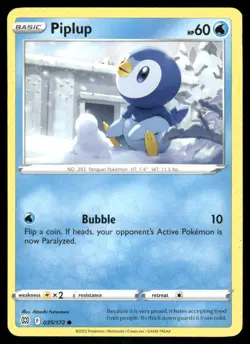 Piplup 035/172 - Brilliant Stars - Common LP - Image 1