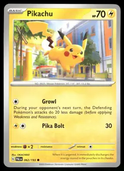 Pikachu 062/193 - Paldea Evolved - Common NM - Image 1