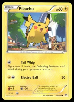 Pikachu 20/108 - Roaring Skies - Common NM - Image 1