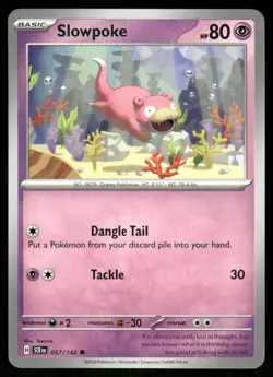 Slowpoke 57/142 - Stellar Crown - Common NM - Image 1