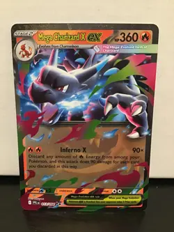 Mega Charizard X EX 013/094 Pokemon Phantasmal Flames Double Rare - Image 1