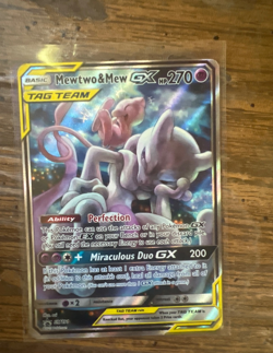 mewtwo mew gx sm191 Lightly Played Promo Pokemon card - Image 1
