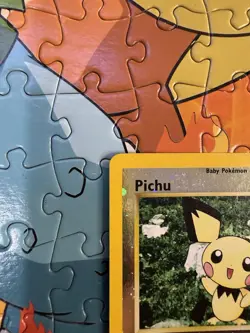 Pokemon Pichu TCG Reverse Holo Card 35/53 WOTC Promo 3 SWIRLS🌀🌀🌀 - LP - Image 2
