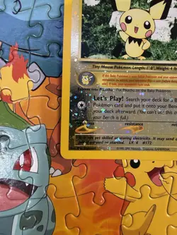 Pokemon Pichu TCG Reverse Holo Card 35/53 WOTC Promo 3 SWIRLS🌀🌀🌀 - LP - Image 5