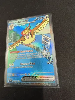 Pokemon Card Pidgeot ex 225/197 Obsidian Flames Special Illustration Rare NM - Image 1