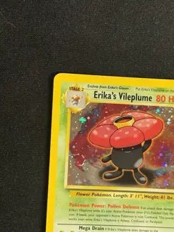 Pokemon TCG Gym Heroes Erika's Vileplume 5/132 Holo Rare Vintage Card SWIRL - Image 2