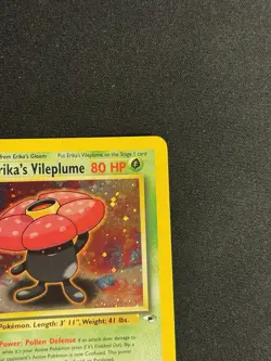 Pokemon TCG Gym Heroes Erika's Vileplume 5/132 Holo Rare Vintage Card SWIRL - Image 3