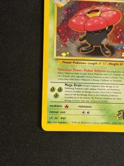 Pokemon TCG Gym Heroes Erika's Vileplume 5/132 Holo Rare Vintage Card SWIRL - Image 5