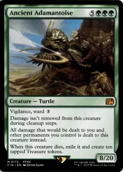 Ancient Adamantoise 172 Magic: The Gathering FINAL FANTASY Mythic NM - Image 1