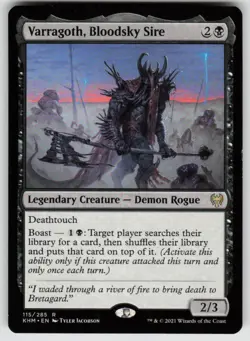 Varragoth, Bloodsky Sire 115 Rare Kaldheim Magic: The Gathering Near Mint - Image 1