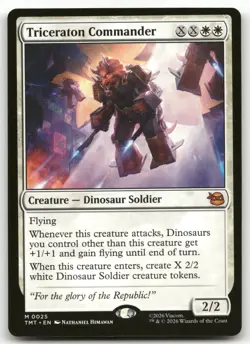 Triceraton Commander #25 (NM) Teenage Mutant Ninja Turtles TMT Magic MTG - Image 1