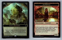 City's Blessing // Elemental Double Token #2 Foil Promos Magic: The Gathering - Image 1