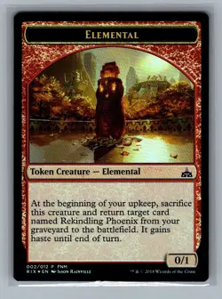 City's Blessing // Elemental Double Token #2 Foil Promos Magic: The Gathering - Image 3