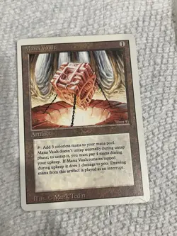 Magic: The Gathering Mana Vault Revised Edition English Regular Rare Artifact - Image 1