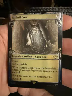 Mithril Coat (Showcase Scrolls) Lord of the Rings NM 696 Foil - Image 1