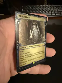 Mithril Coat (Showcase Scrolls) Lord of the Rings NM 696 Foil - Image 2