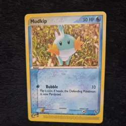 NM Pokemon TCG Mudkip EX Ruby & Sapphire 59/109 Regular Common Non Holo Nintendo - Image 1