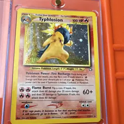 Typhlosion Neo Genesis 17/111 Holo Rare Stage 2 100 HP EN Unlimited - Image 1