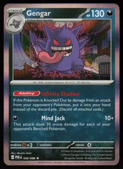 Gengar 050/088 Rare Perfect Order Pokemon Holo Near Mint - Image 1