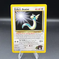 Pokemon TCG Erika's Dratini Gym Heroes 42/132 Unlimited Uncommon LP - Image 1