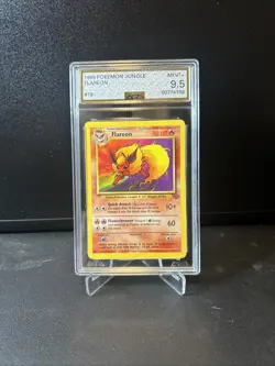 Flareon Jungle 1999 Pokemon #19 AGS 9.5 Mint+ Eeveelution - Image 1