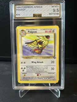 1999 Pokemon Jungle Pidgeot #24 Non-Holo AGS 9.5 Mint+ WOTC Vintage - Image 2