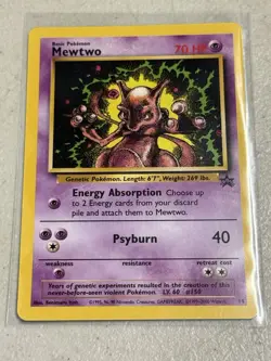 Mewtwo Pokemon Black Star Promo #14 WOTC 2000 - Image 1
