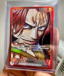 OP09-001 Shanks Leader Alt Art One Piece Card Game English - Image 1