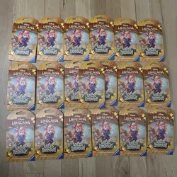 Disney Lorcana TCG: Wilds Unknown Sleeved Packs Lot of 19 Brand New Factory Seal - Image 1