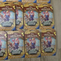 Disney Lorcana TCG: Wilds Unknown Sleeved Packs Lot of 19 Brand New Factory Seal - Image 5