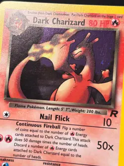 Pokemon Card - Dark Charizard Team Rocket 4/82 Holo Unlimited Holo Rare - Image 3