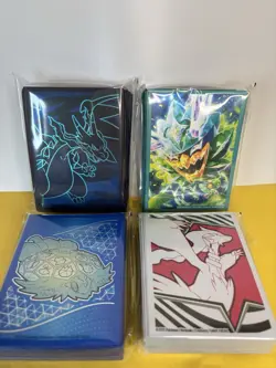 Lot Of 4 Pokemon Card ETB Sleeves New 65 Sleeves Per Pack - Image 1