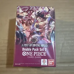 One Piece Card Game A Fist of Divine Speed Double Pack Set 7 DP-07, New, Sealed - Image 1