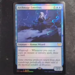 Archmage Emeritus - Foil Bundle Promo - Strixhaven: School of Mages (MTG) - Image 1