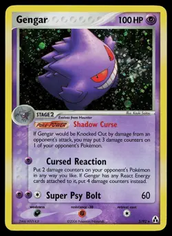 Pokemon Card - Gengar Legend Maker 5/92 Holo Rare - Image 1