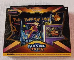 Pokemon TCG: Shining Fates Mad Party Pin Collections Box - Dedenne - Image 1